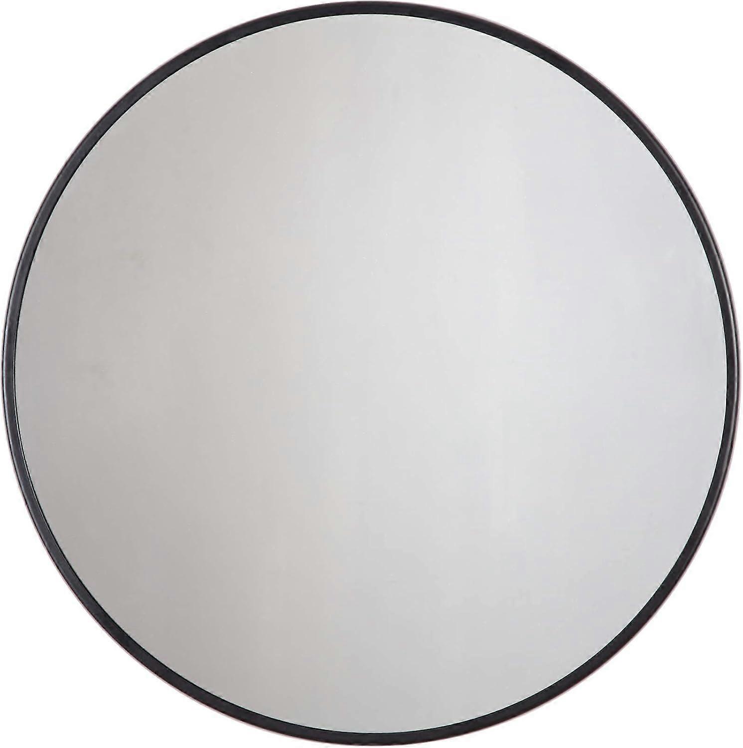Contemporary Brushed Metal Explosion-proof Wall Mirror