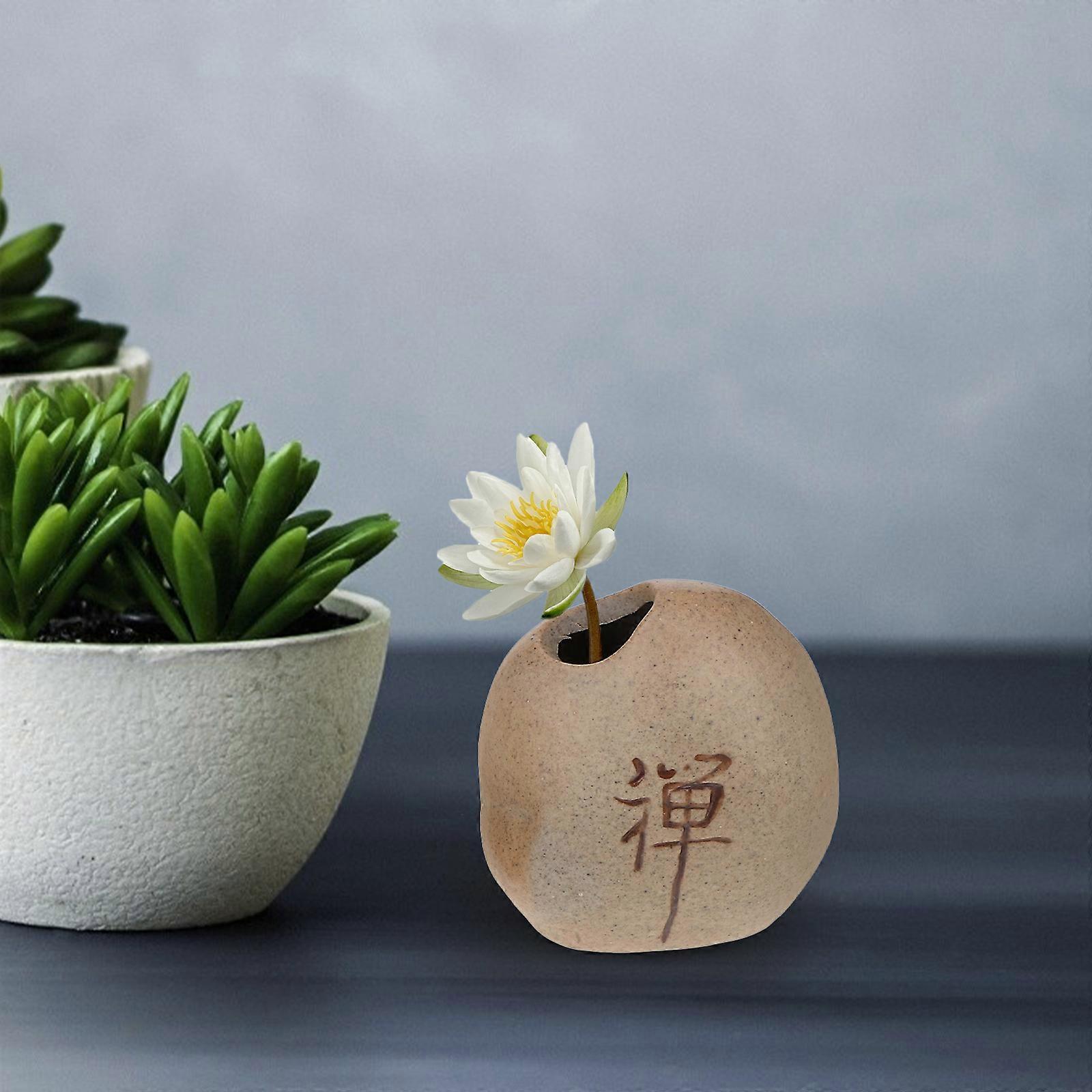 Desktop Planter Ceramic Hydroponic Vase for Decor 3Pcs Set