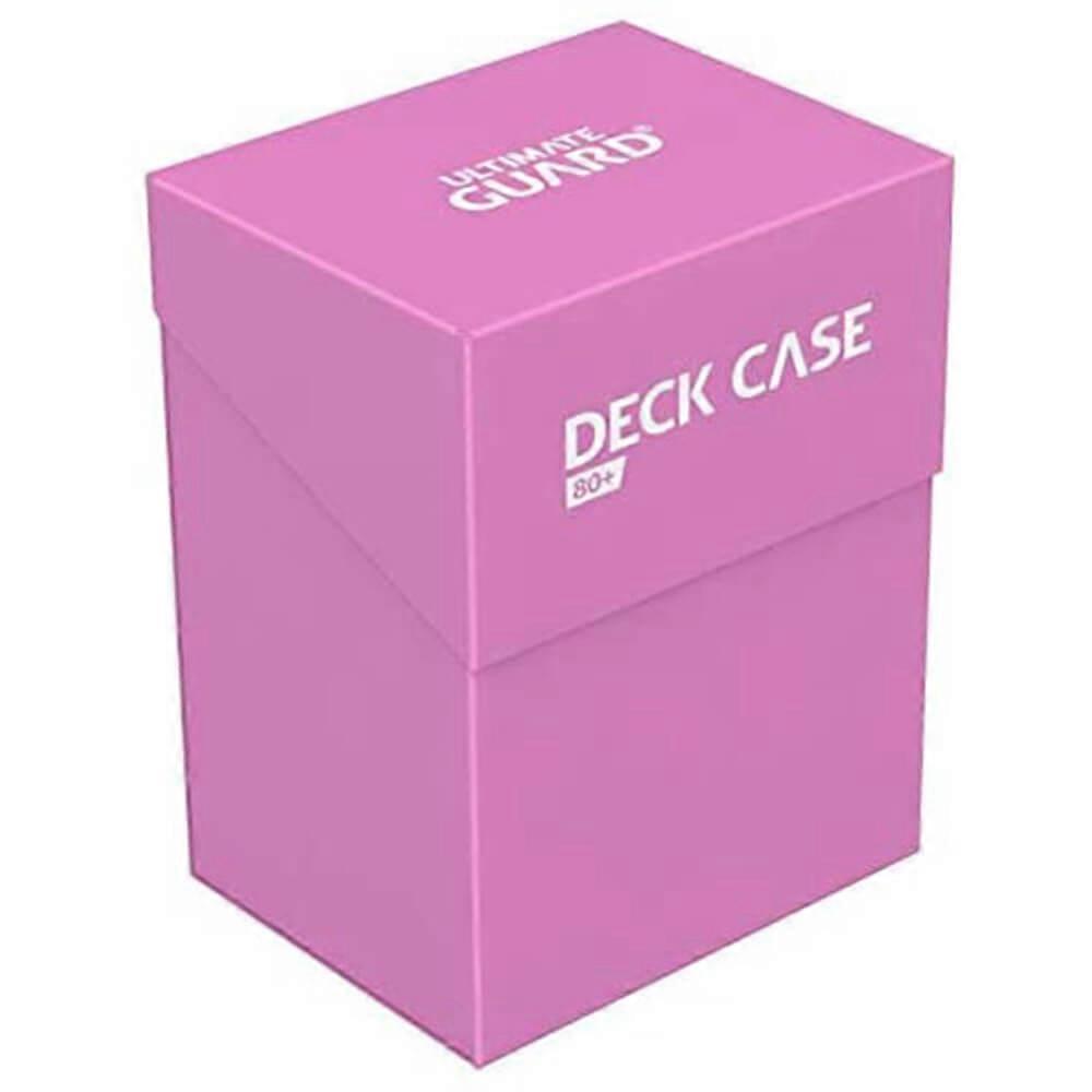 PINK Ultimate Guard Deck Case 80+ Polypropylene Deck Box Standard Size Cards