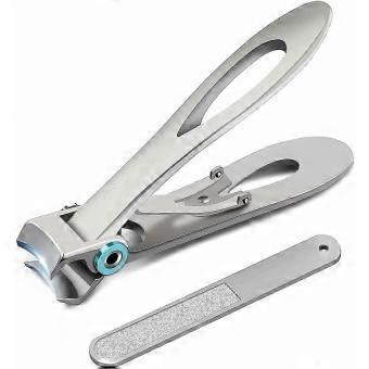 For Thick Nails Extra Large Jaw Opening Nail Clippers With Nail File - Heavy Duty Toenail & Fingernail Clipper