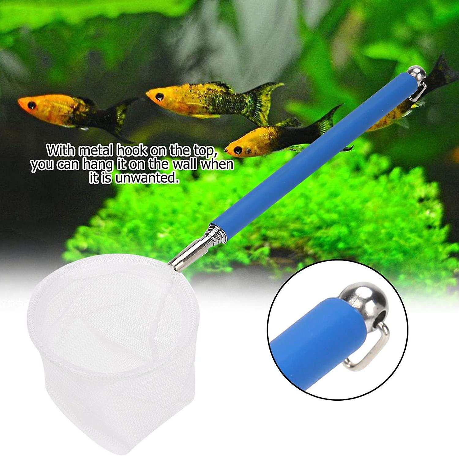 Fish Shrimp Skimming Net Adjustable Mini Fish Aquarium Fishing Net
