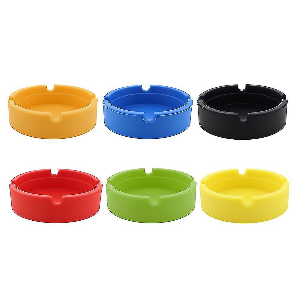 جديد المحمولة المطاط سيليكون منافض السجائر