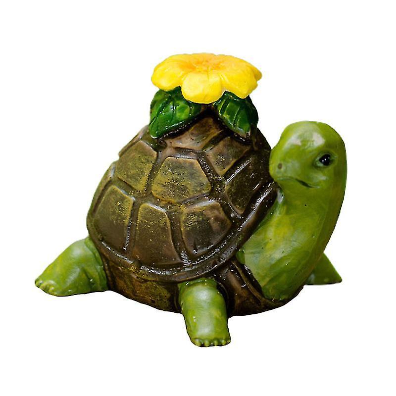 5.1X4x2.5cm Tortoise Pots & Planters 1pc Small Animal Design Ornament Delicate Statue Lovely Animal