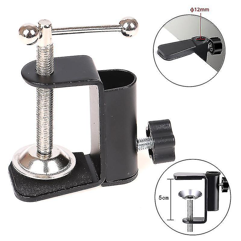 Cantilever Bracket Clamp Holder Desk Lamp Clip Fittings Base Hose For Mic Stand