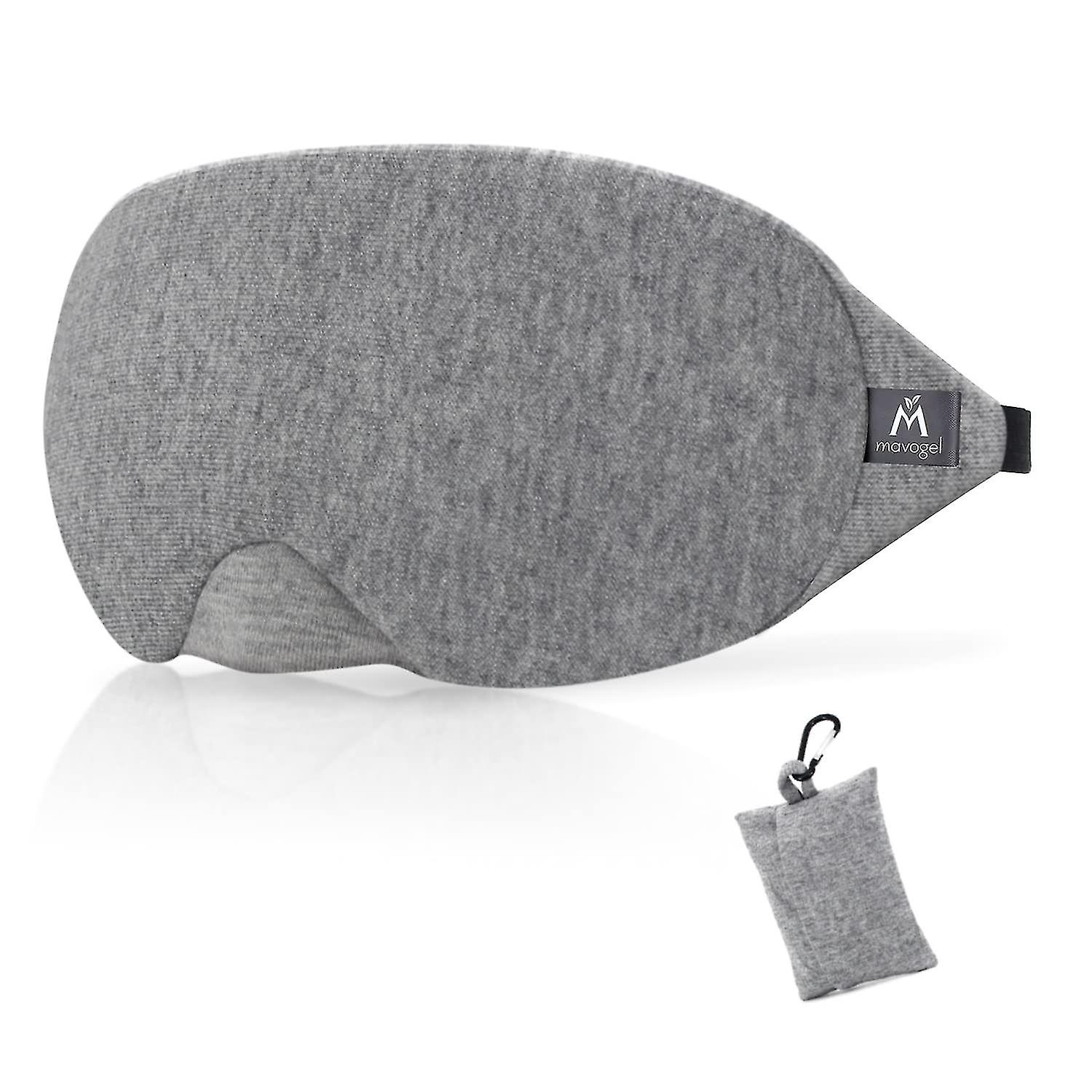 Cotton Sleep Mask - Updated Design Light Blocking Eye Mask Soft And Comfortable Sleep Goggles For Men Women