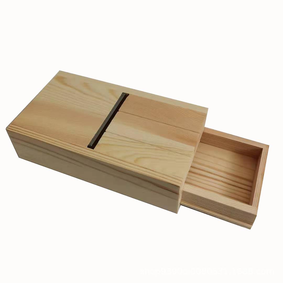 Soap Beveler, Adjustable Bamboo Soap Cutter Planer Tools Hand‑Made Soap Making Supplies with Drawer