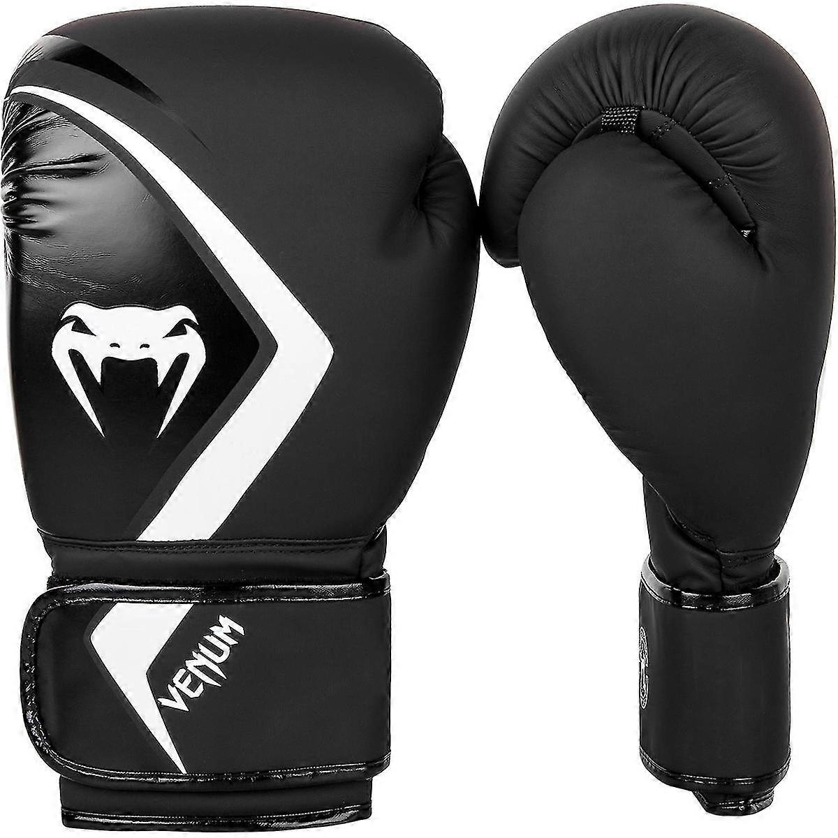 Venum Contender 2.0 Hook og Loop boksehandsker - Sort/Grå/Hvid