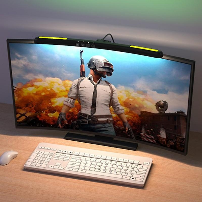 Laptop Curved Screen Hanging Lamp With RGB Backlight