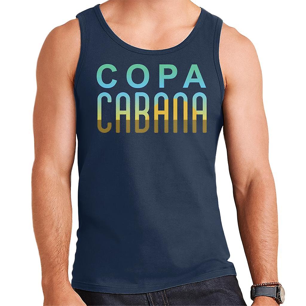 Copacabana Sunset Text mäns väst