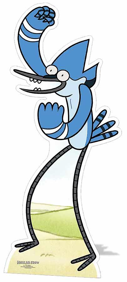 Mordecai Regular Show Lifesize Cardboard Cutout / Standee / Standup