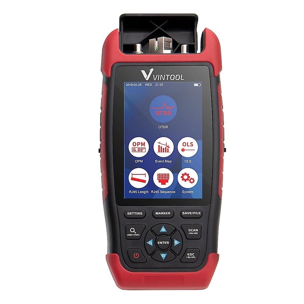 Multifunction Mini Otdr Fiber Optic Reflectometer With 8 Functions 22db Vfl Opm Ols Event Map Rj45 Cable Tester Otdr