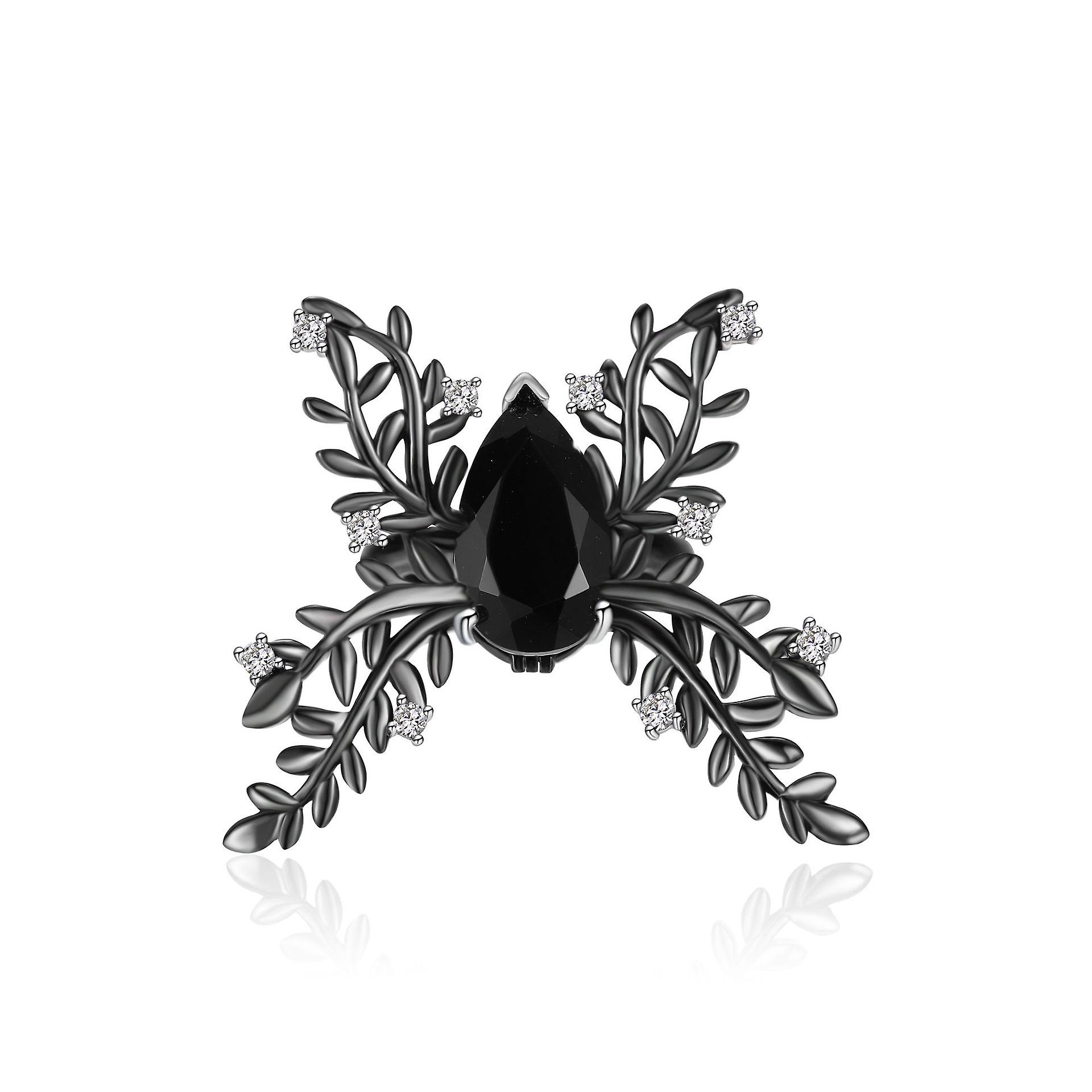 Black Zircon Onyx Ring