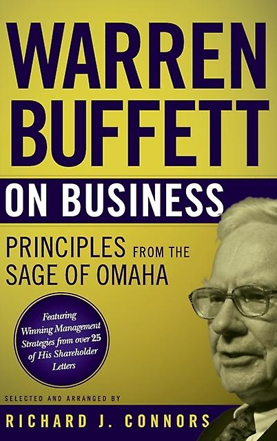 Warren Buffett On Business by Warren Buffett Hardback Book