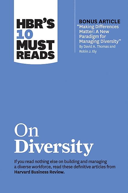 Hbr's 10 Must Reads On Diversity With Bonus Article &quotmaking Differences Matt by Joan C. Williams Paperback