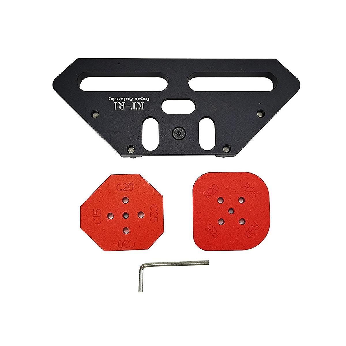 Kt-R1 Woodworking Arc Positioning Template Woodworking Rounded Corner R Corner Positioning Plate