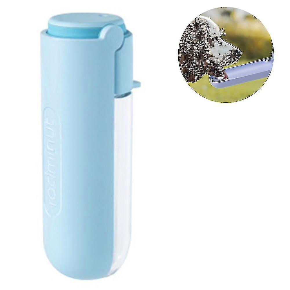 Portable Dog Water Bottle, Walking, Traveling/hiking (blue)