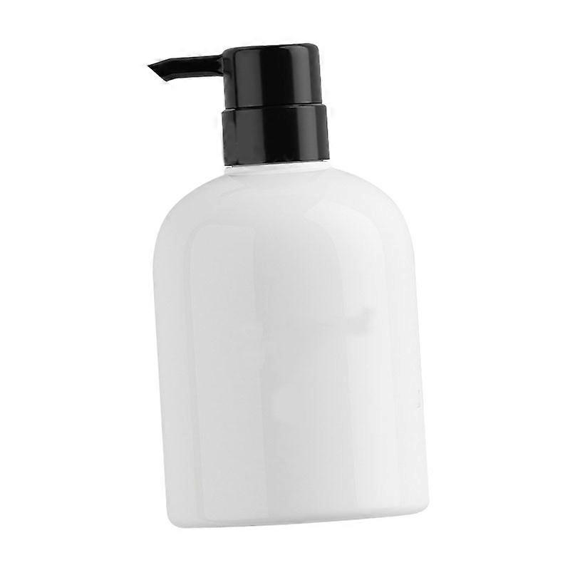 500ml Black Plastic Shampoo Dispenser Bottle with Pump