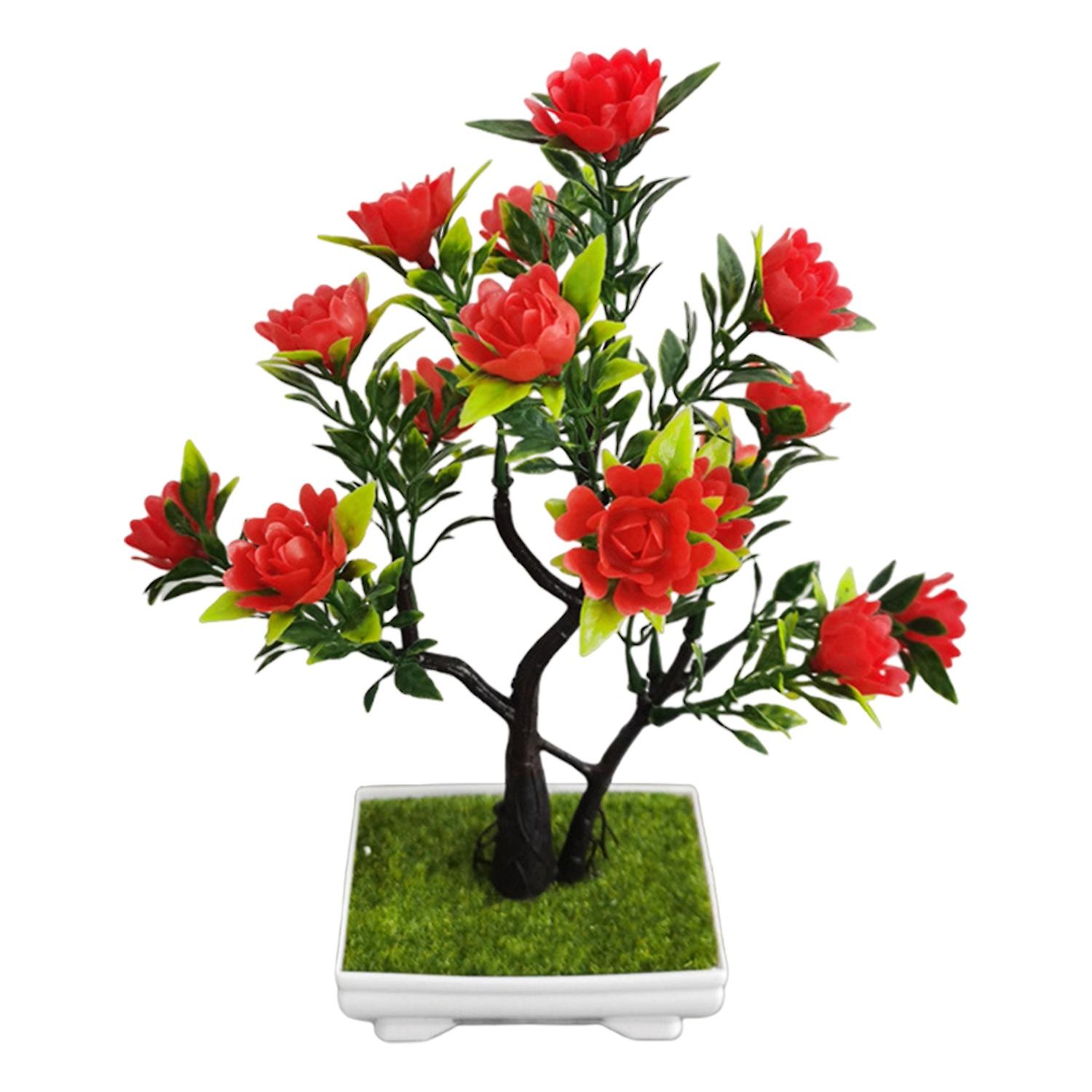 Simulation Bonsai Plastic Decorate Full of Vitality Vibrant  Simulation Bonsai Party Decor