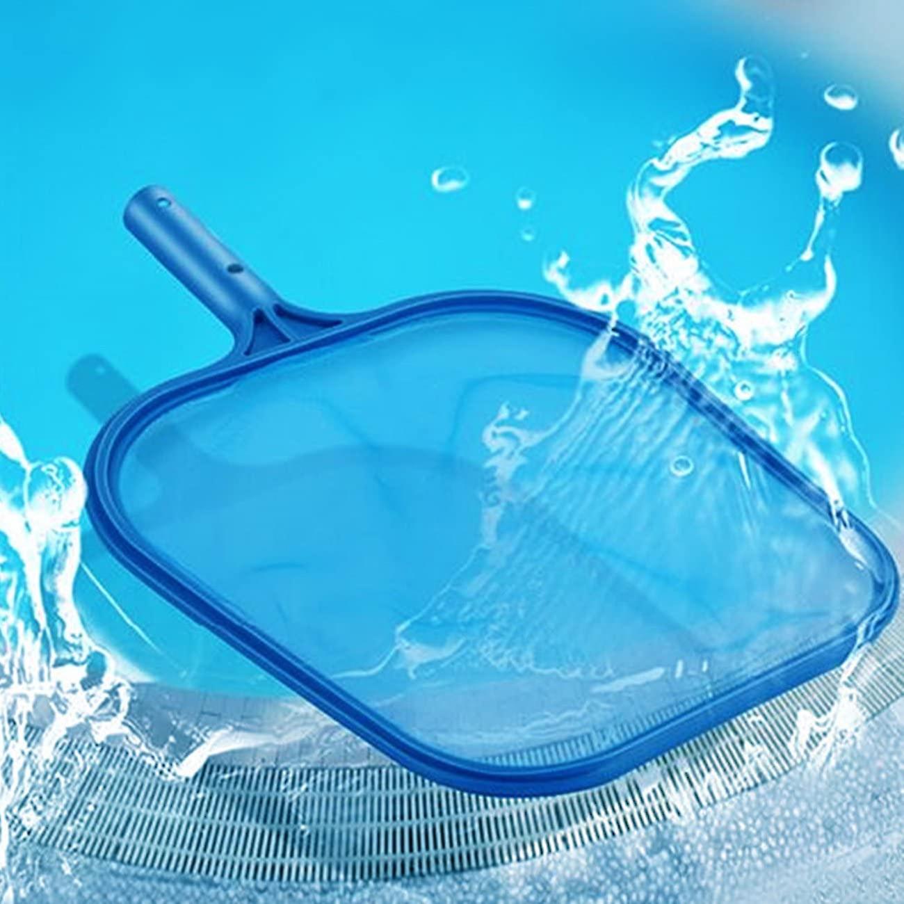 Swimming Pool Cleaning Supplies/professional Heavy Duty Swimming Pool Leaf Rake Fine Mesh/swimming Pool Cleaning Leaf Scum Net (blue)