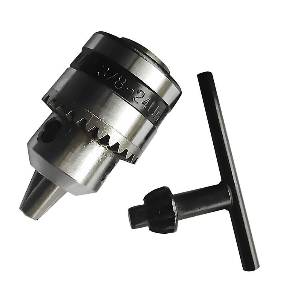 Hex Shank Key Adaptor 0.6-6mm Drill Chuck Driver Converter 3/8'' 24UNF