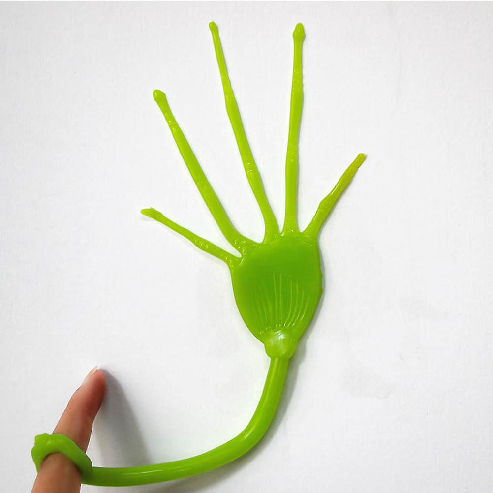 10 pcs Random Color TPR Soft Skeleton Frame Stretchable Skeletons Halloween Tricky Funny Toy Party Favors