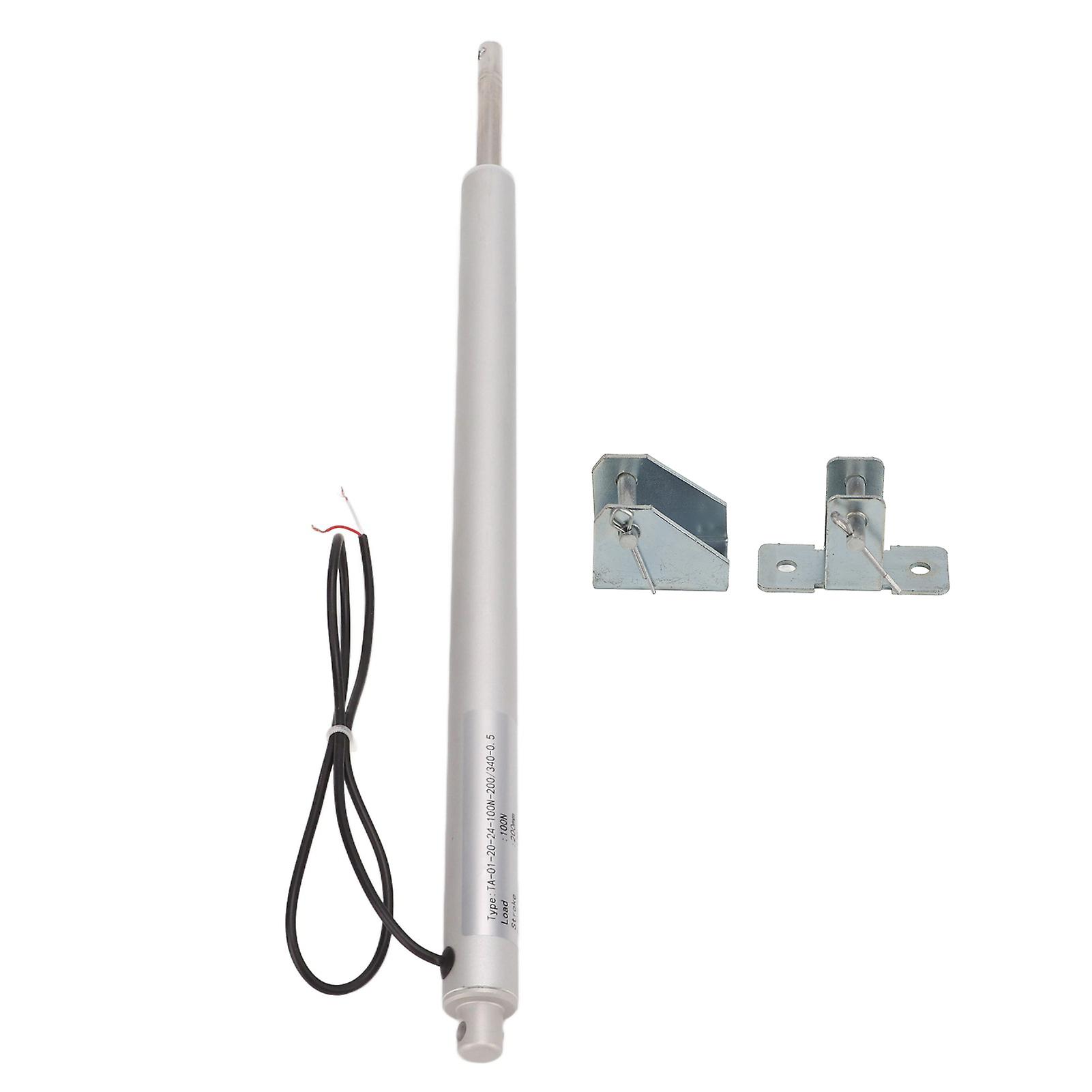 機械装置12Vのための電気線形アクチュエーター200mmの打撃100Nアルミ合金の付属品