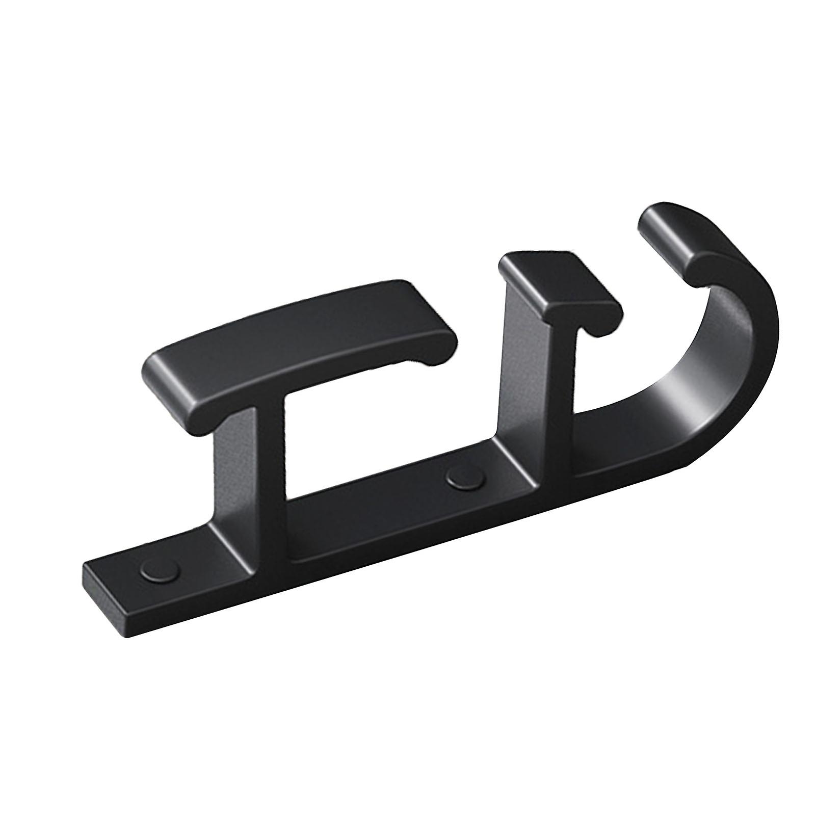 Wall Mounted Washbasin Hook Rack, No Punch, Black, 100g