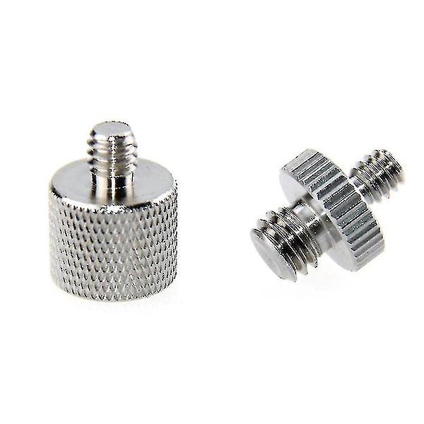 Thread Converter Adapter 1/4" to 3/8" for Camera Tripod Monopod Cage Rig