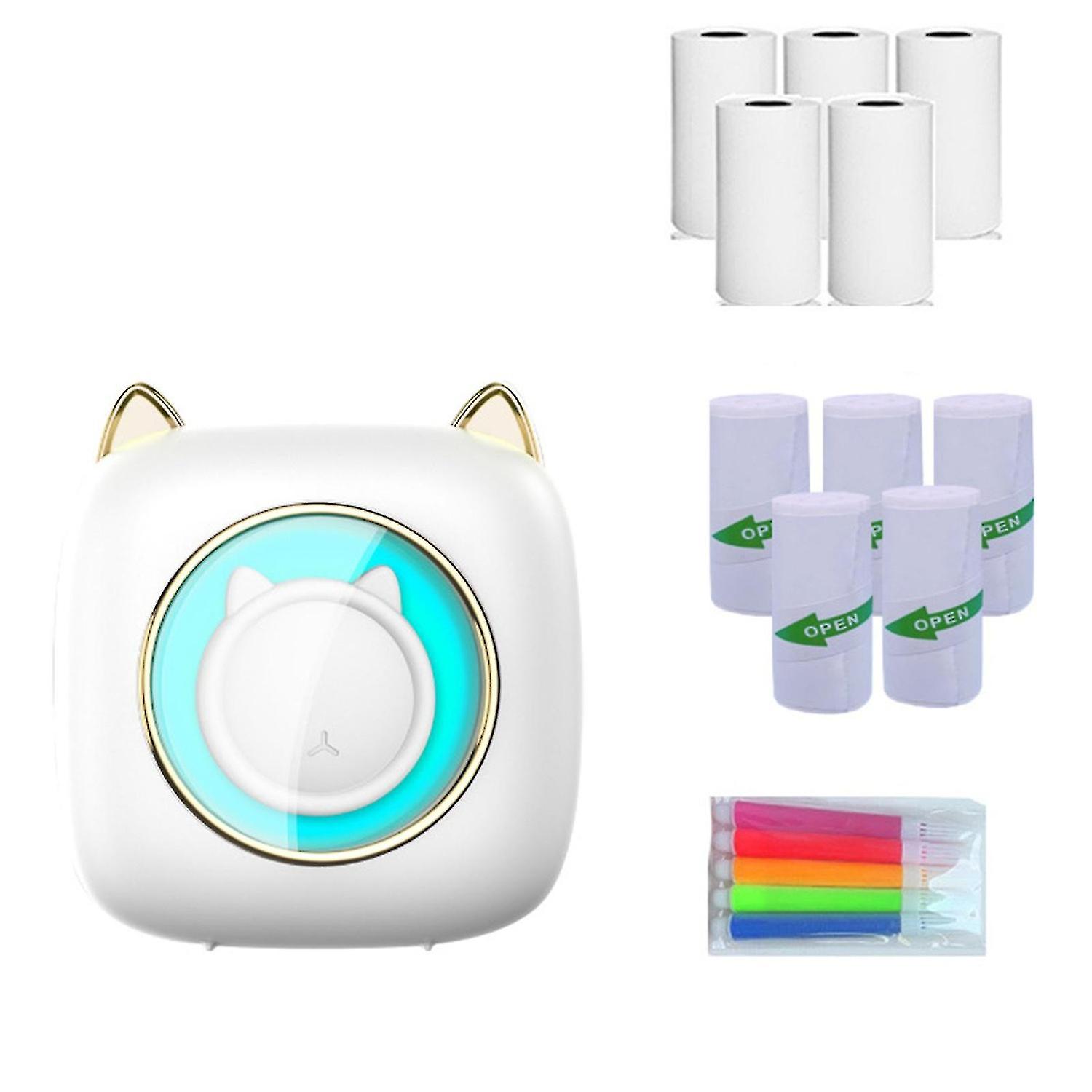 طابعة صغيرة متنقلة ، طابعة صور ، طابعة بلوتوث صغيرة محمولة طابعة حرارية ، لاسلكية حرارية