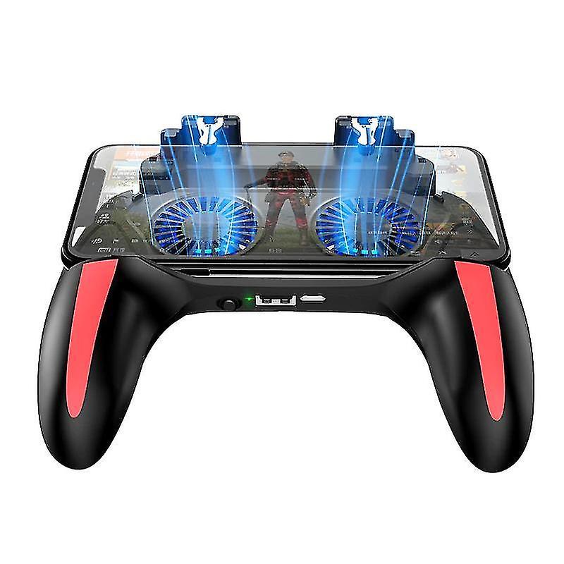 Portable game console accessories pubg mobile controller double fan cooling phone game pad free fire