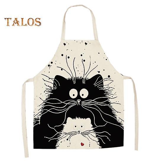 Kitchen Apron Breathable Good Woven Hard to Fade Unique Multi-use More Thicken Kitchen Apron for Home