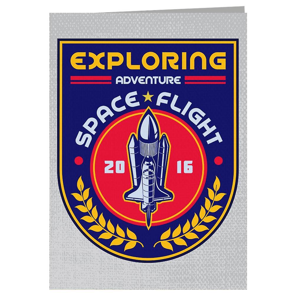 NASA Exploring Adventure Space Flight Greeting Card