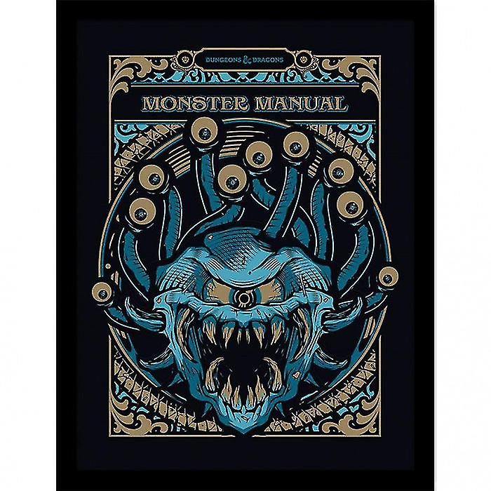 Dungeons & Dragons Monster Manual Framed Poster