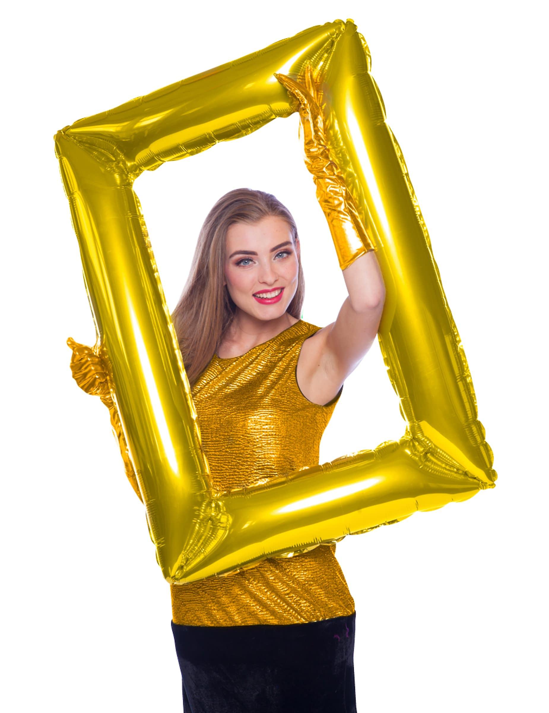 Gold-colored frame balloon