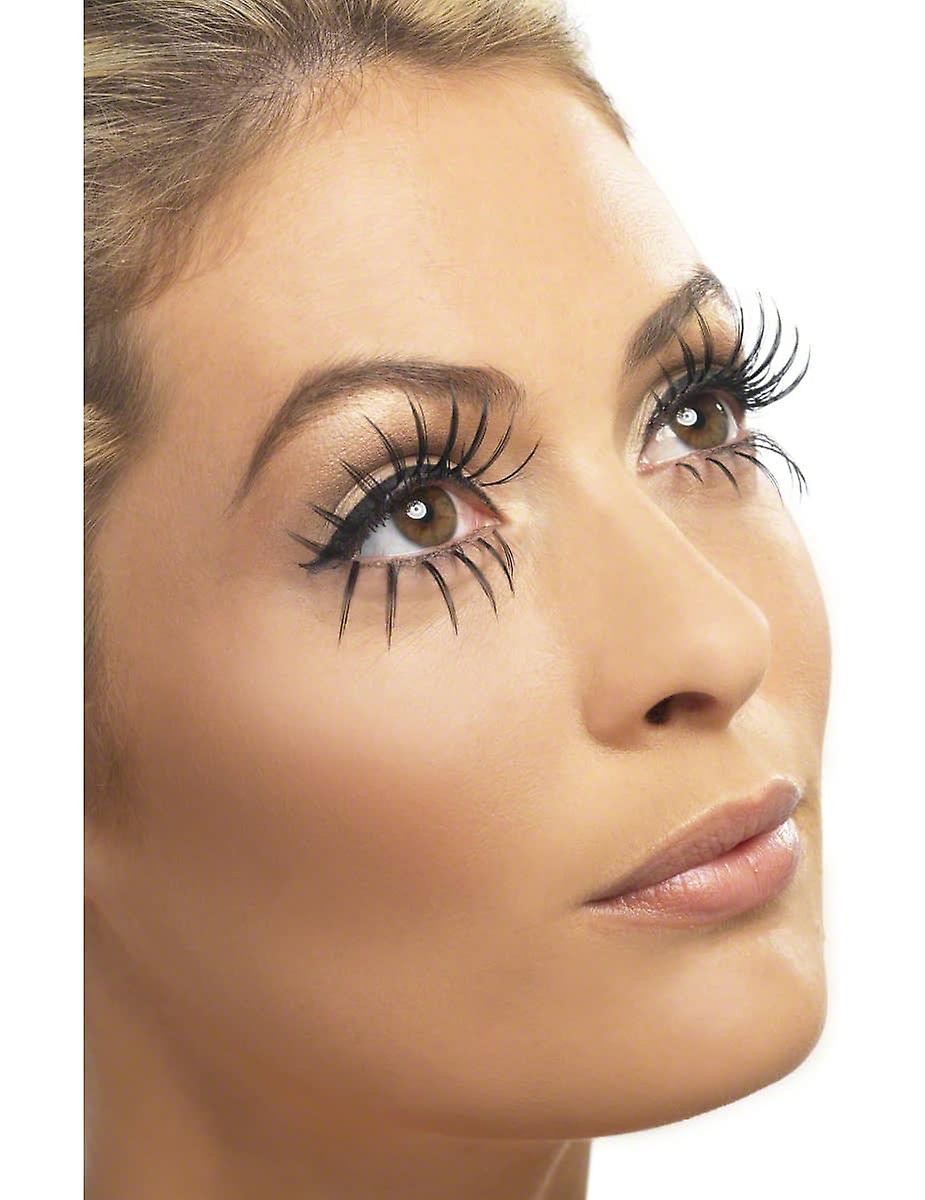 False eyelashes long double black adult