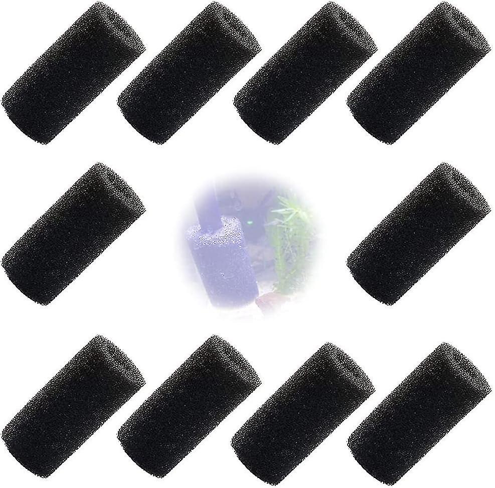 10 Piece Pre Filter Sponge for Aquarium, 80*20 mm, Biochemical Filter Sponge to Prevent Shrimp, Smal