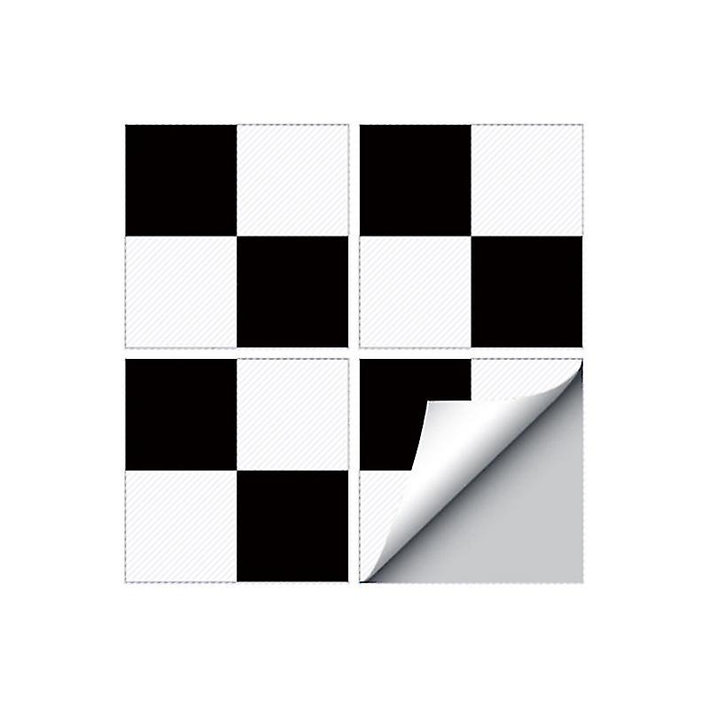 4pcs Mosaic Pattern Sticker