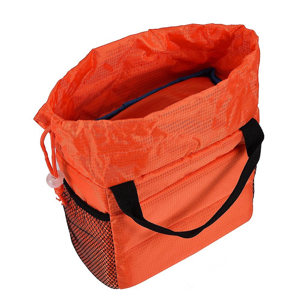 Waterproof Shockproof Camera Insert Partition Case for DSLR 20x10x18cm Orange