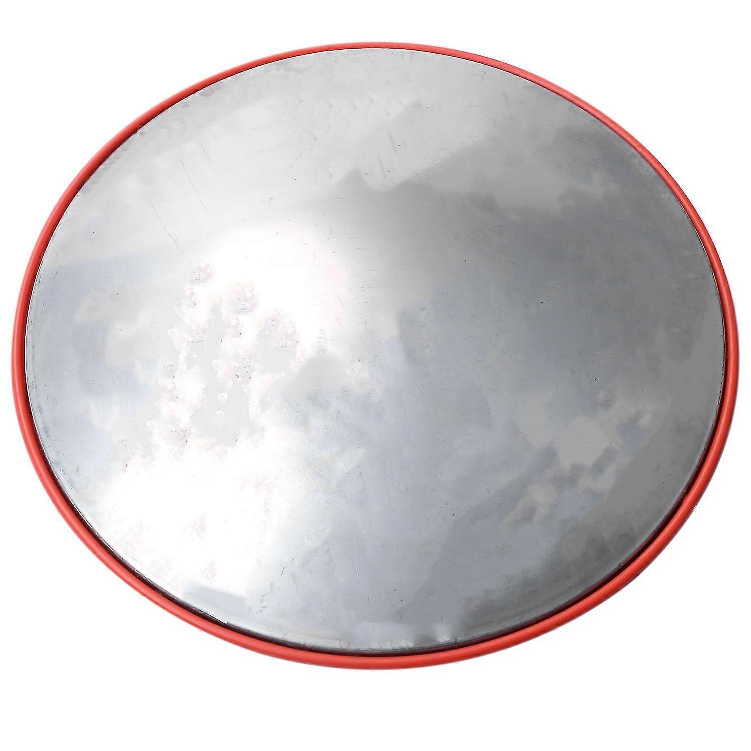 30cm Wide Angle Security Road Mirror Curved Convex Mirror(orange)