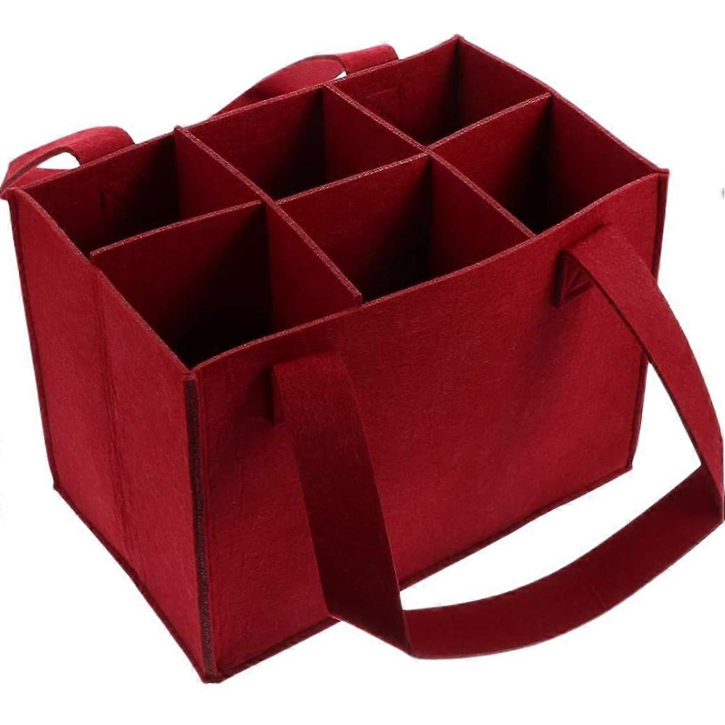 1pc Felt Wine Bottle Wine Storage Bag