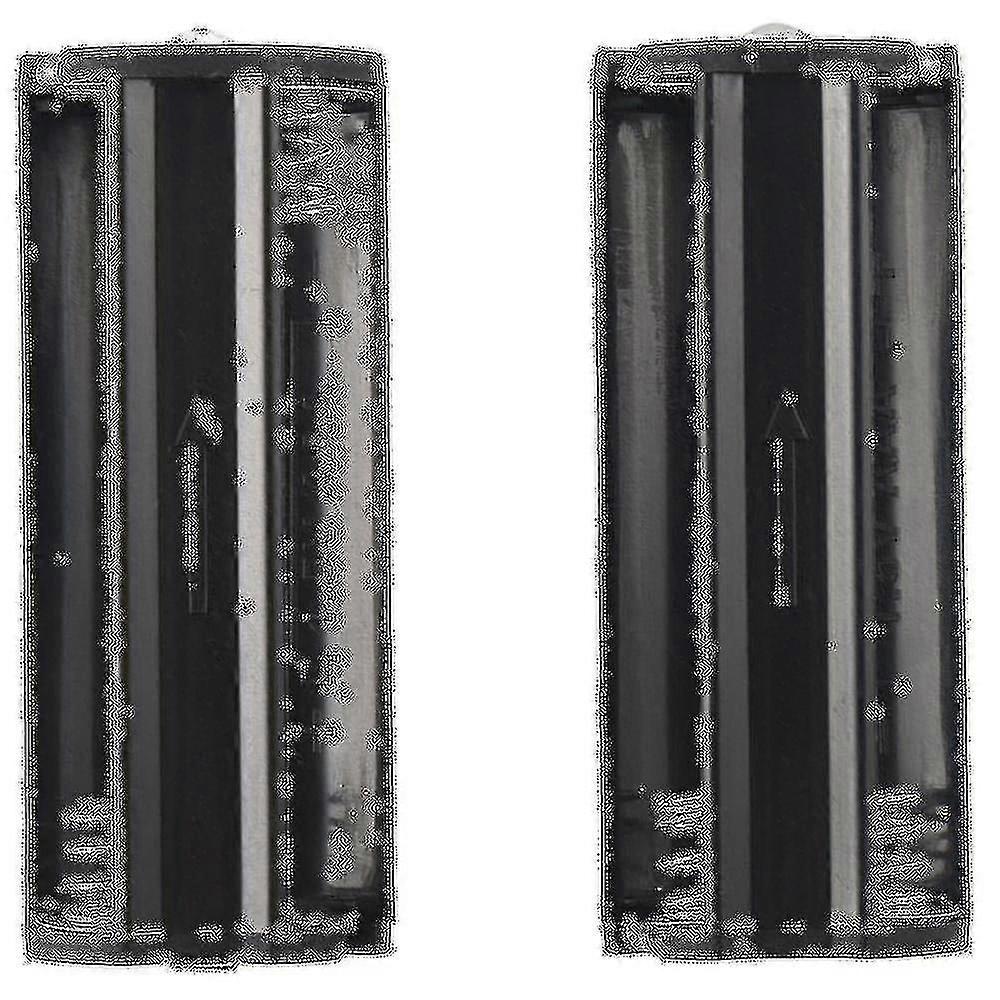 2pcs Black Battery Holder For 3 X 1.5v Aaa Batteries Flashlight Torch