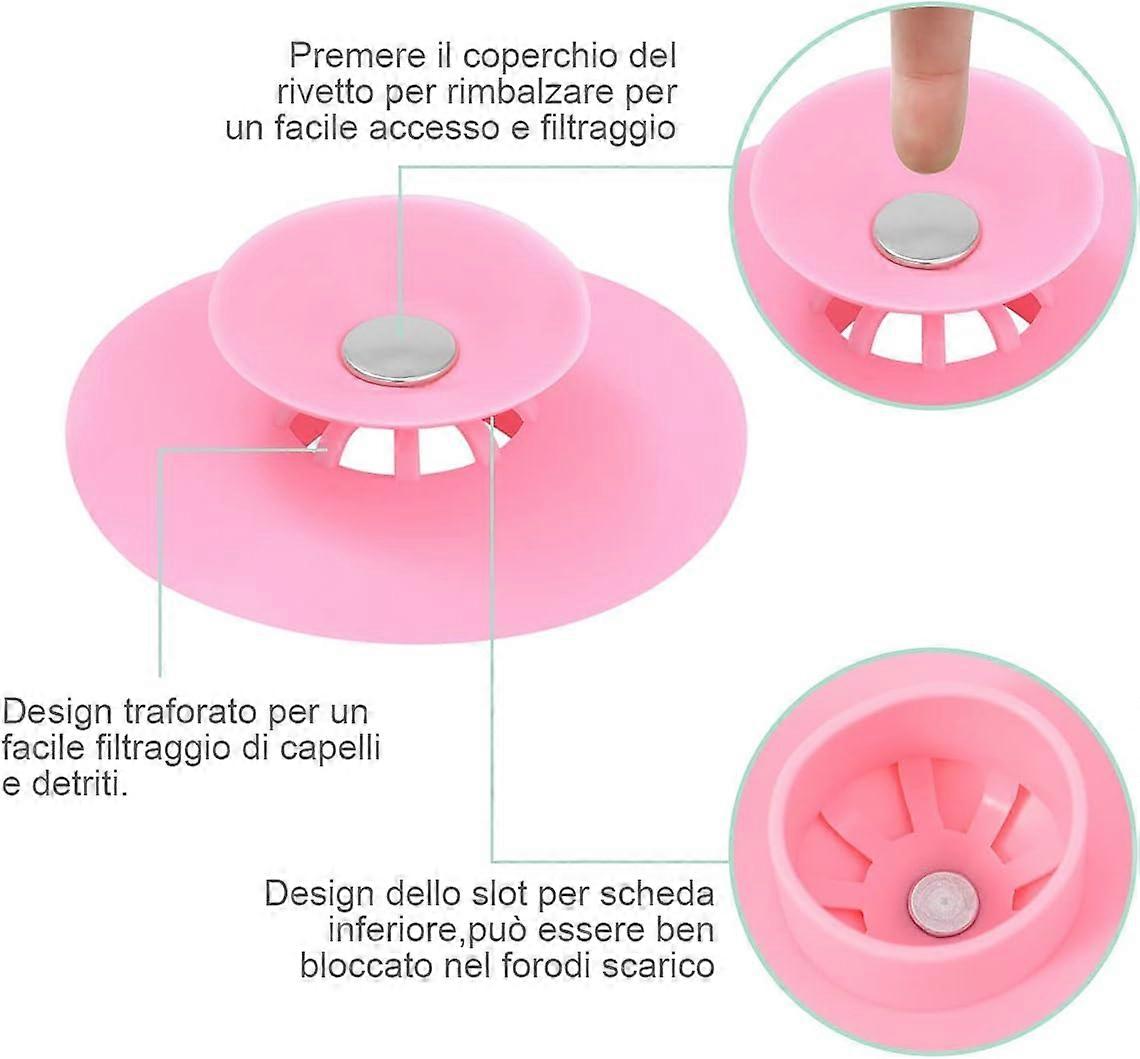 7 Pcs Bouchons De Vidange Bouchon De Baignoire Universel Bouchon D'vier En Silicone Pour Lavabo 7 Pcs Bouchons De Vidange Bouchon De Baignoire Universel Bouchon D'vier En Silicone Pour Lavabo