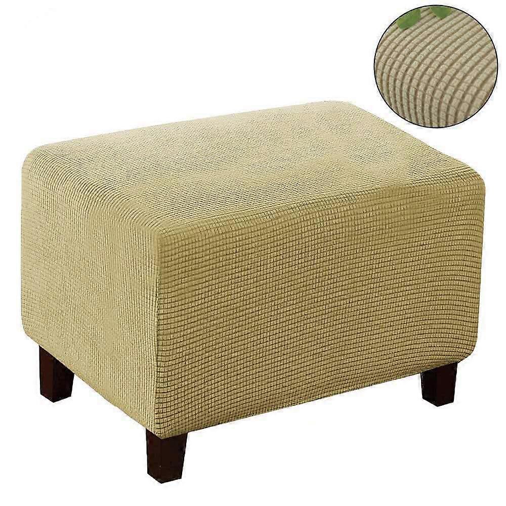 Elastic Protective Cover for Rectangular Footstool