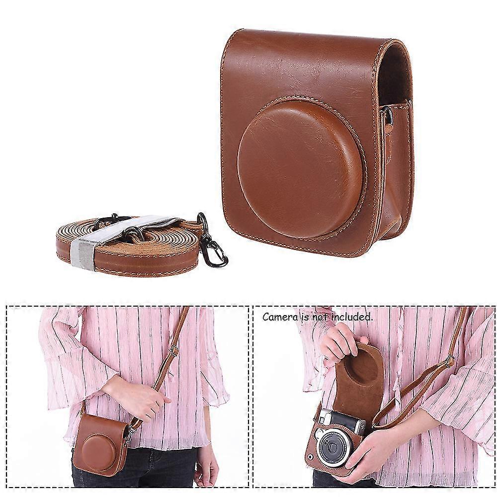 Vintage Pu Protective Camera Case Bag Pouch Cover Protector W