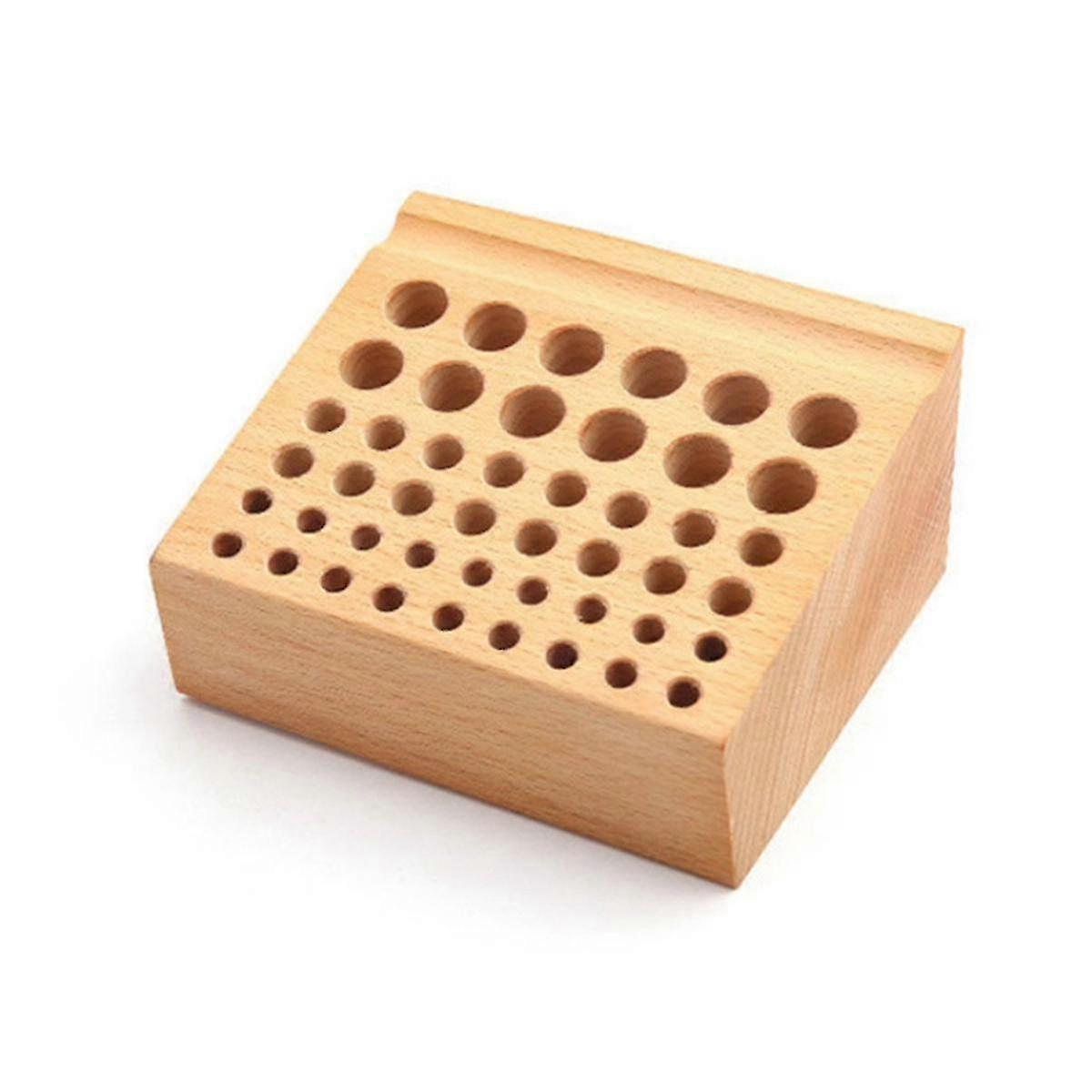 Hand- DIY Beech Tool Rack to Make Leather Tools for Leather Work to Make Punching Tool Storage Rack