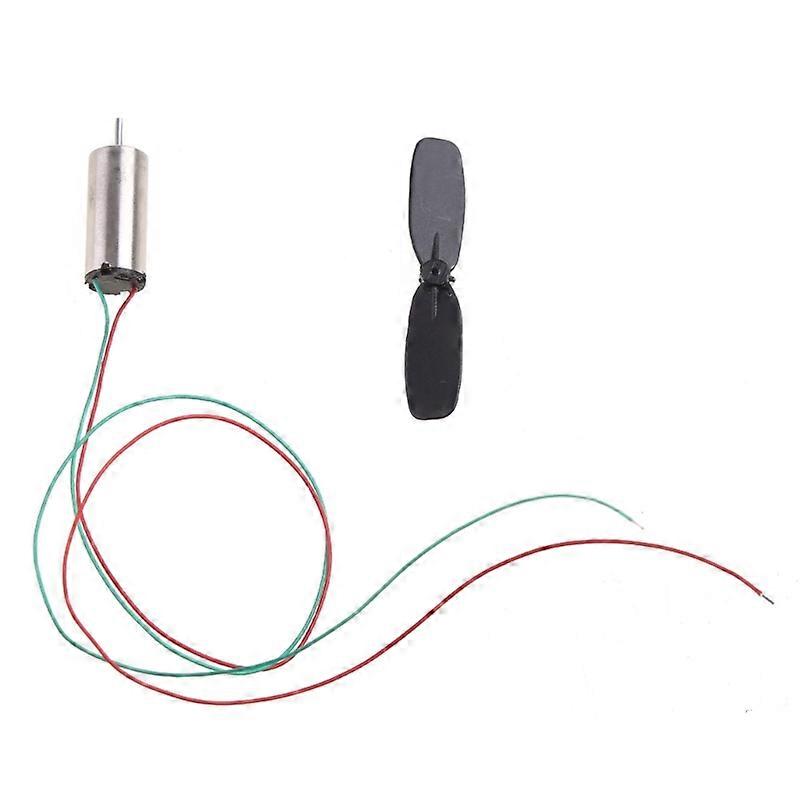 37V 48000RPM Coreless Motor + Propeller For RC Aircraft Helicopter Toy