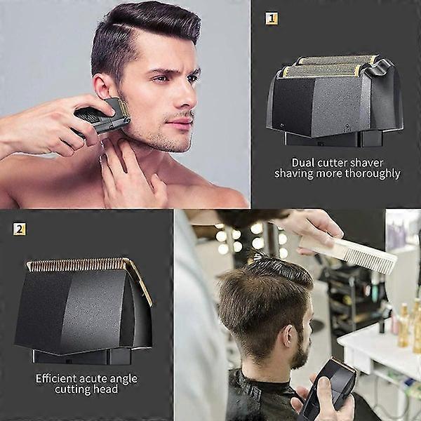 Electric Foil Shavers for Men: Lithium Titanium Beard Shaver