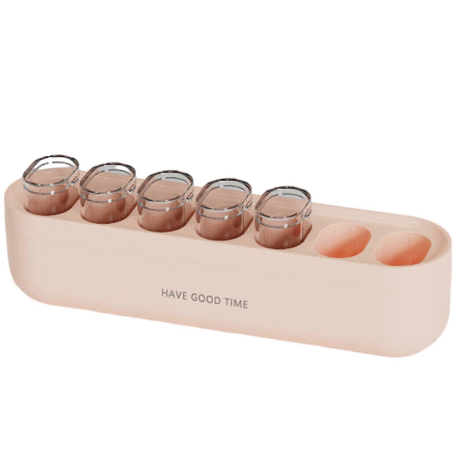 One Row Medicine Storage Box Sun-protection Large Capacity Medicine Case for Outdoors