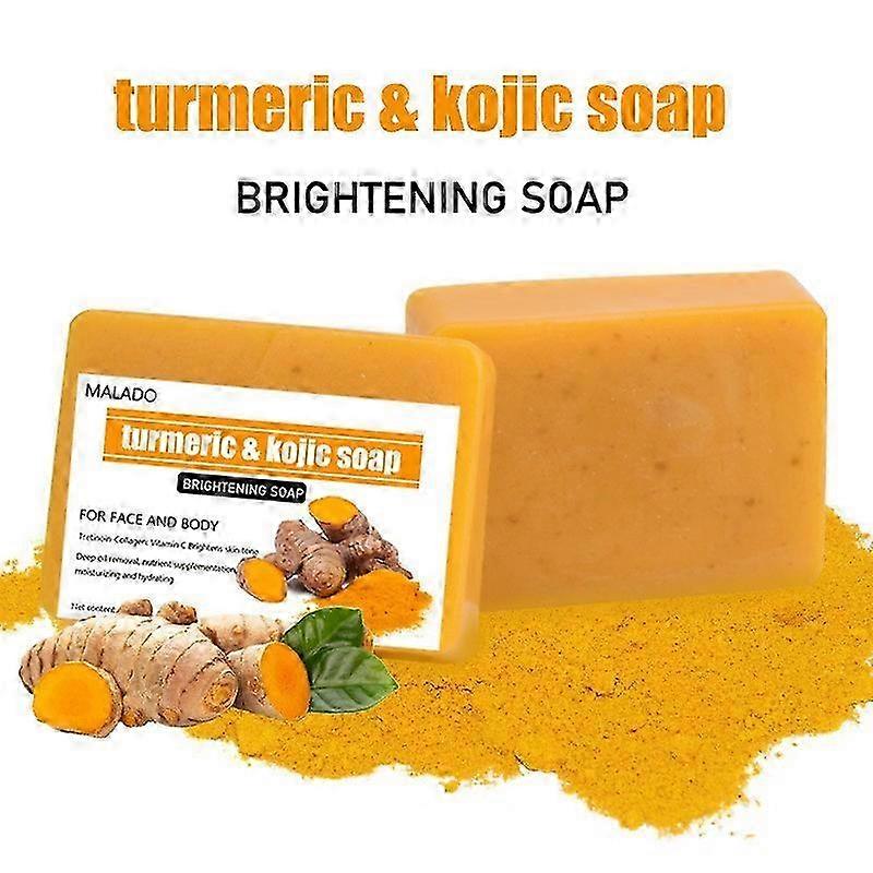 Turmeric Soap 100g Citric Soap Granules Ginger Cold Soap Can Be Used For Bathing And Face Washing Cosmetic Sets FLY2442