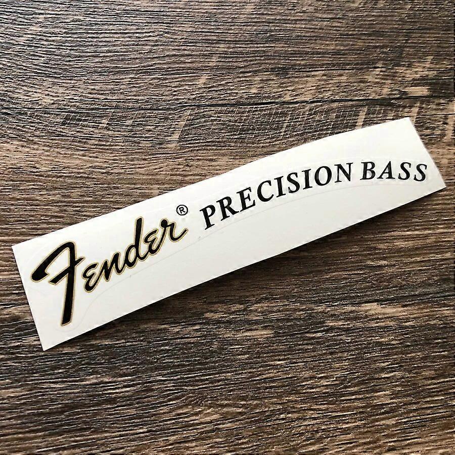 Vattenrutschkana Gitarr Dekal Klistermärke Gitarr Peghead Logo För Precision Basgitarr